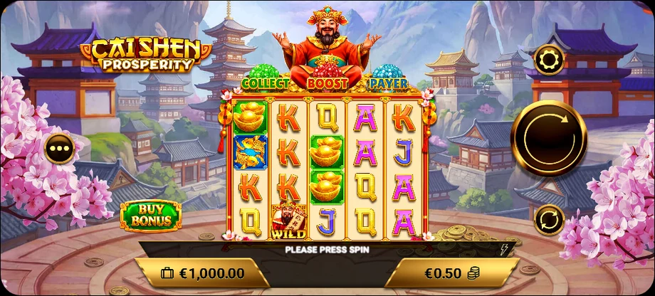 Captura del juego Cai Shen Prosperity, tragamonedas de AmigoGaming disponible en 1win