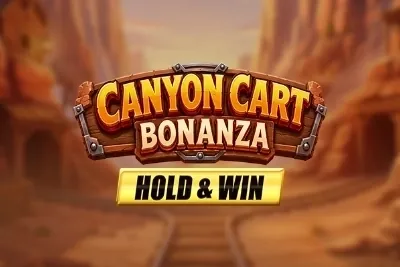 Banner de Canyon Cart Bonanza: Hold & Win, tragamonedas de Novomatic disponible en 1win