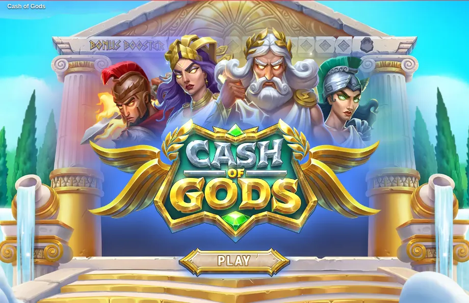 Captura del juego Cash of Gods, tragamonedas de Ela Games disponible en 1win