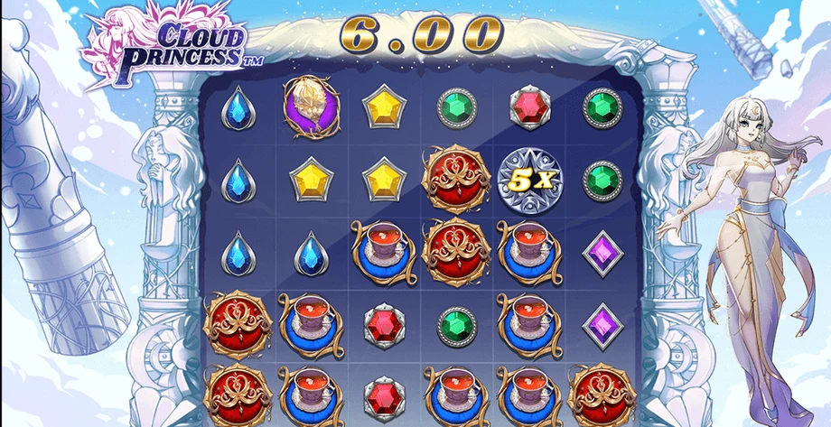 Captura del juego Cloud Princess, tragamonedas de Hacksaw disponible en 1win