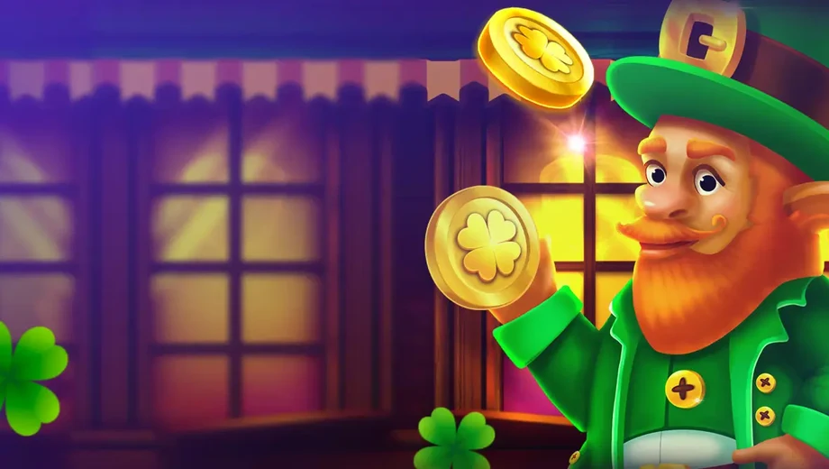 Banner de Clover Bonanza, tragamonedas de BGaming disponible en 1win