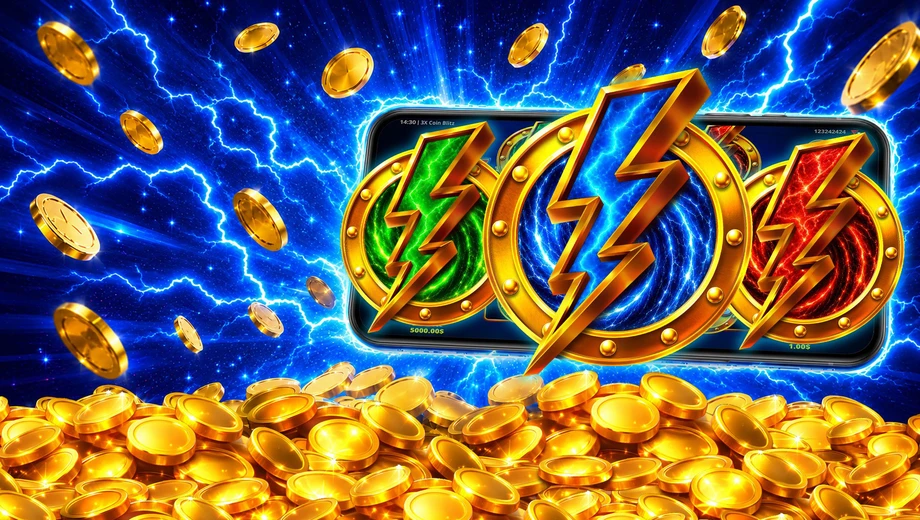 Banner de Coin Blitz: RUNNING WINS 3x3, tragamonedas de Fugaso disponible en 1win
