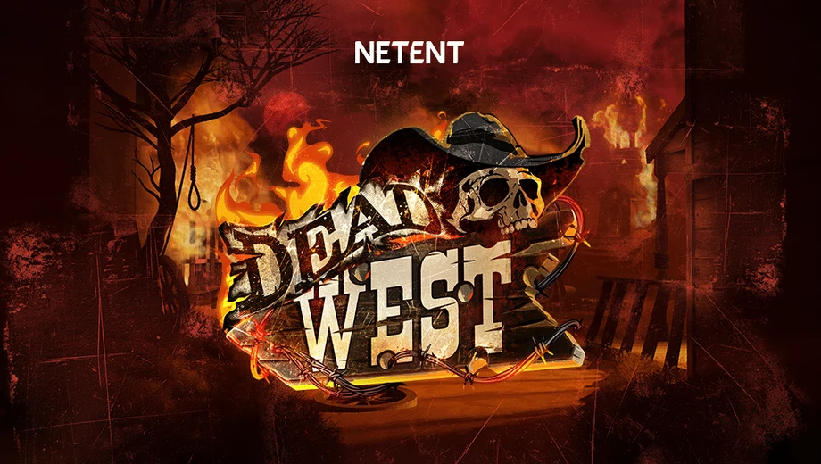 Banner de Dead West, tragamonedas de NetEnt disponible en 1win