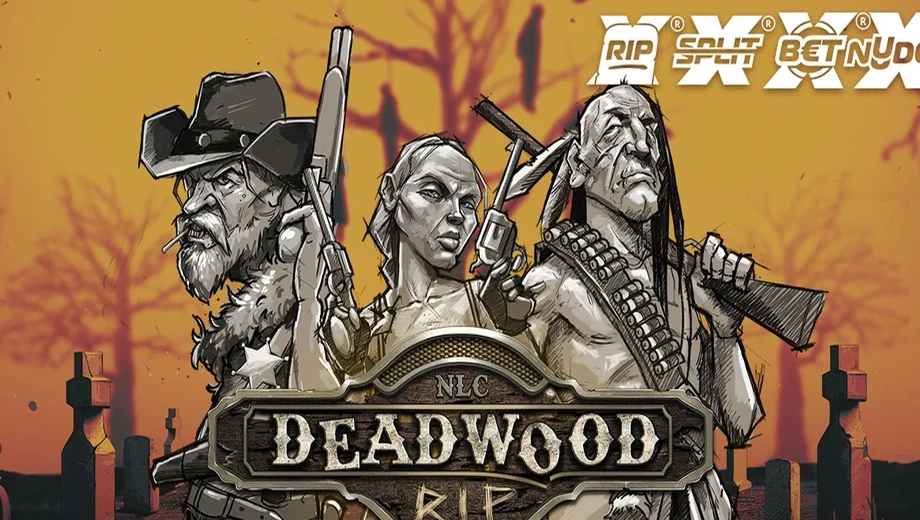 Banner de Deadwood R.I.P, tragamonedas de Nolimit City disponible en 1win