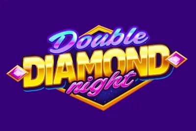 Banner de Double Diamond Night, tragamonedas de PopiPlay disponible en 1win