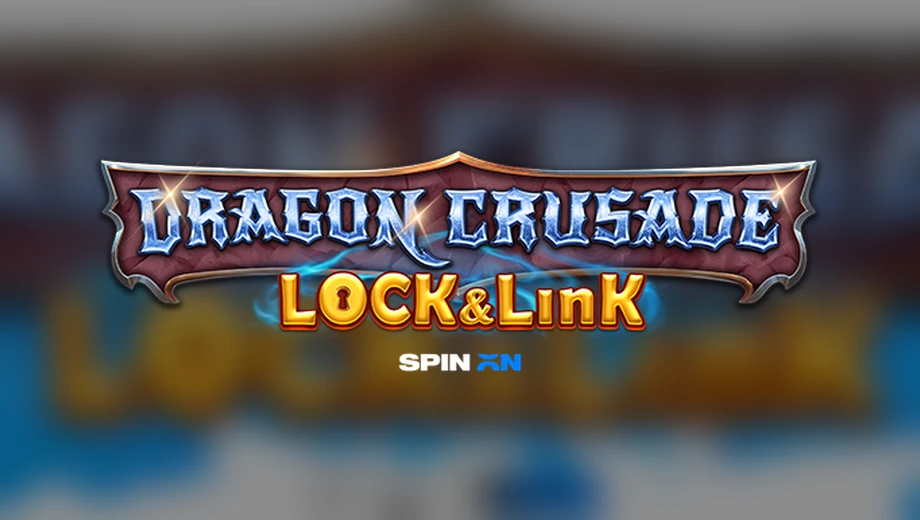 Banner de Dragon Crusade: Lock & Link, tragamonedas de Yggdrasil disponible en 1win