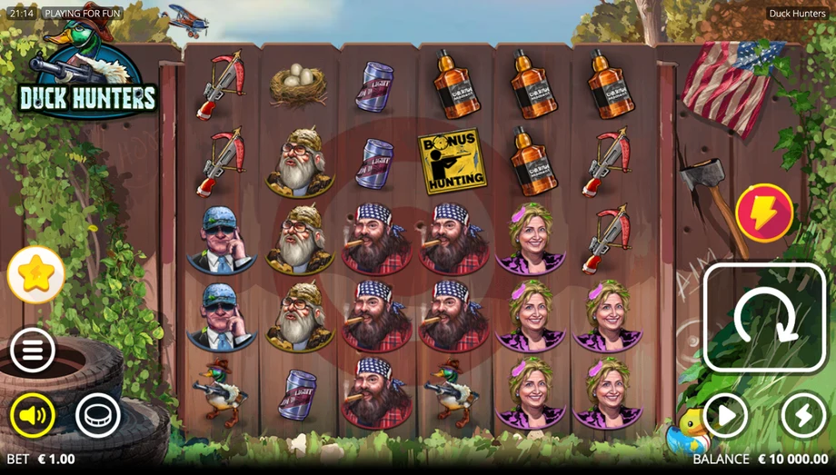 Captura del juego Duck Hunters, tragamonedas de Nolimit City disponible en 1win