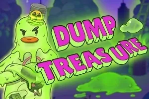 Banner de Dump Treasure, tragamonedas de Pixmove disponible en 1win