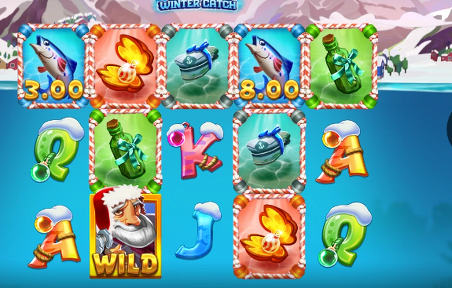 Captura del juego Epic Fish: Winter Catch, tragamonedas de Quickspin disponible en 1win