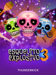 Esqueleto Explosivo 3, tragamonedas de Thunderkick en 1win