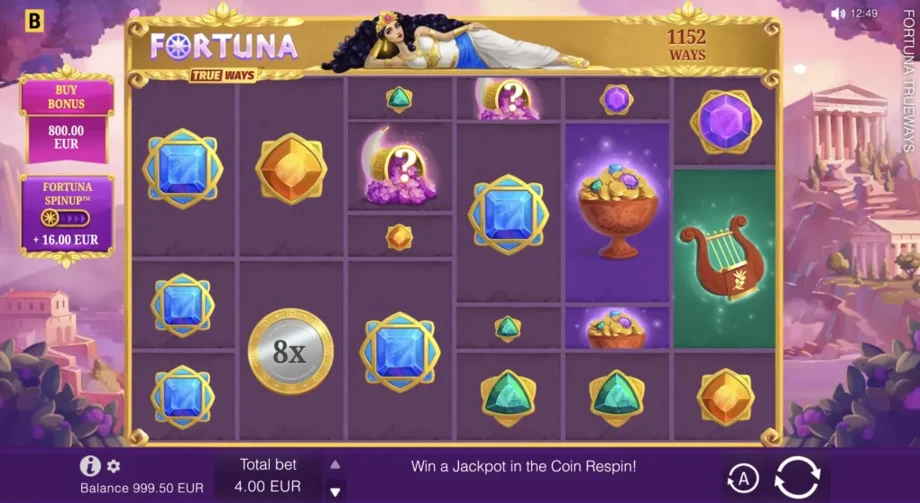 Captura del juego Fortuna TRUEWAYS, tragamonedas de BGaming disponible en 1win