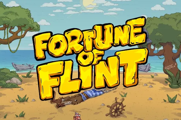 Banner de Fortune of Flint, tragamonedas de GameBeat disponible en 1win