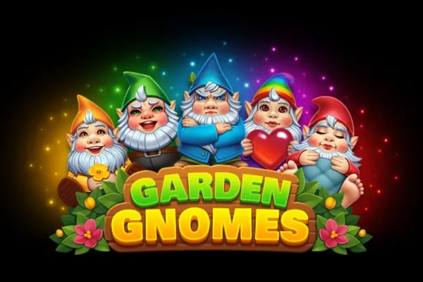 Banner de Garden Gnomes, tragamonedas de Apparat disponible en 1win