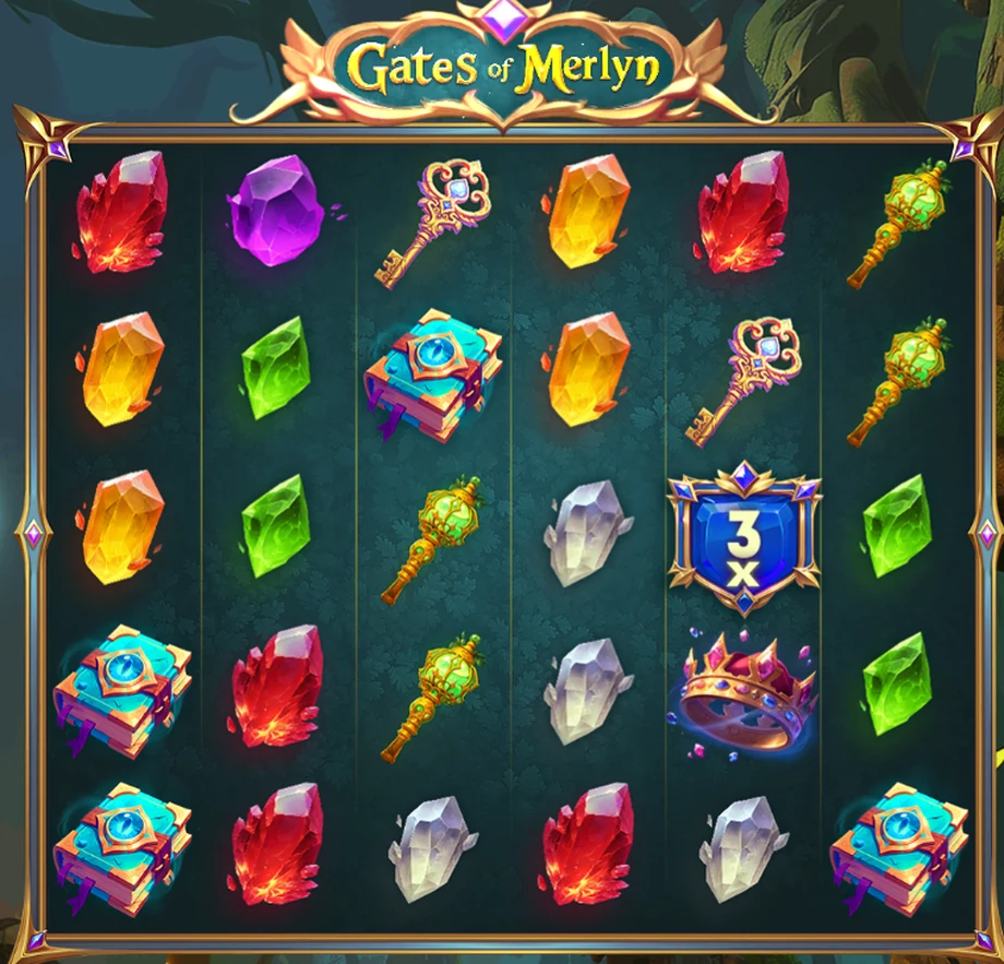 Captura del juego Gates Of Merlyn, tragamonedas de SmartSoft disponible en 1win