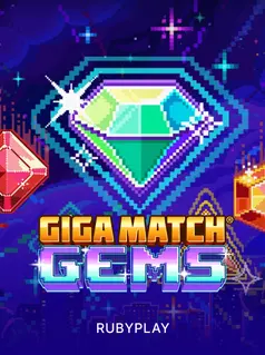 Giga Match Gems, tragamonedas de RubyPlay en 1win