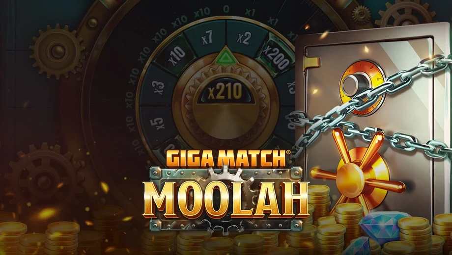 Banner de Giga Match Moolah, tragamonedas de RubyPlay disponible en 1win