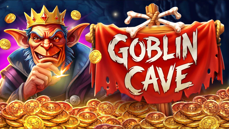 Banner de Goblin Cave, tragamonedas de PopiPlay disponible en 1win