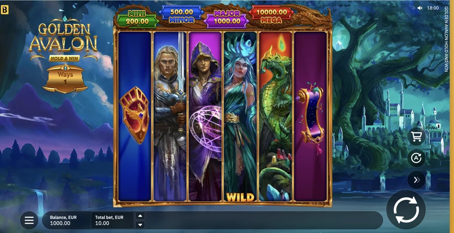 Captura del juego Golden Avalon Hold and Win, tragamonedas de BGaming disponible en 1win