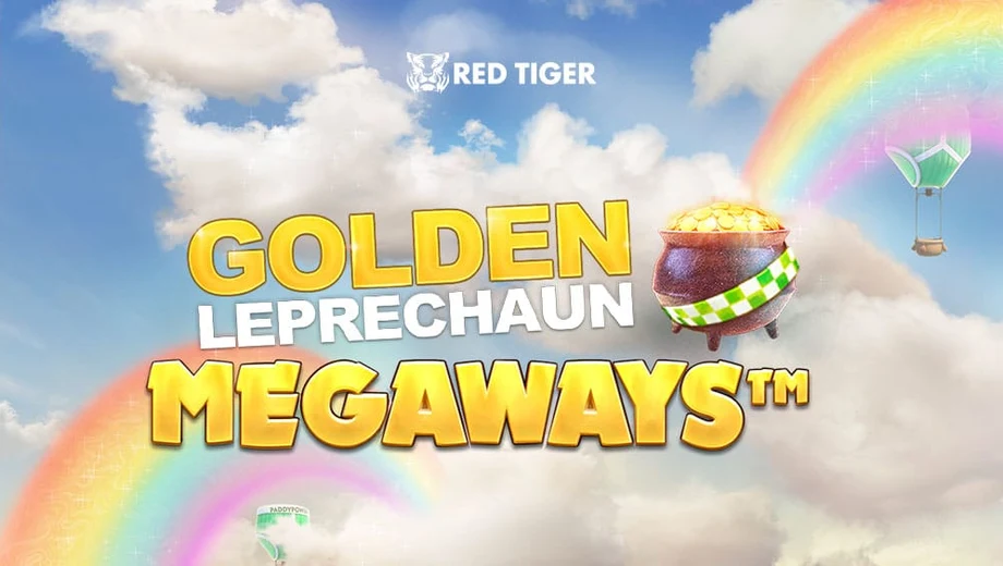 Banner de Golden Leprechaun Megaways, tragamonedas de Red Tiger disponible en 1win