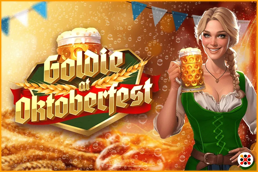 Banner de Goldie at Oktoberfest, tragamonedas de Mancala disponible en 1win