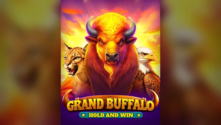 Banner de Grand Buffalo Hold and Win, tragamonedas de BGaming disponible en 1win