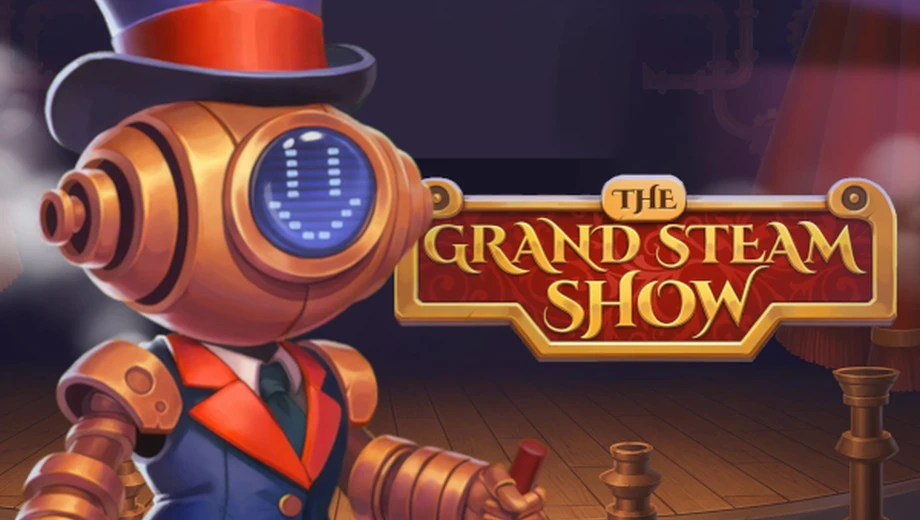 Banner de Grand Steam Show, tragamonedas de Pixmove disponible en 1win