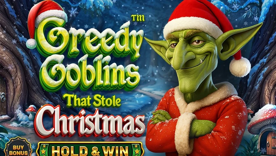 Banner de Greedy Goblins That Stole Christmas – Hold & Win, tragamonedas de Betsoft disponible en 1win