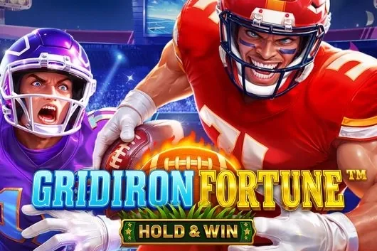 Banner de Gridiron Fortune - Hold & Win™, tragamonedas de Betsoft disponible en 1win