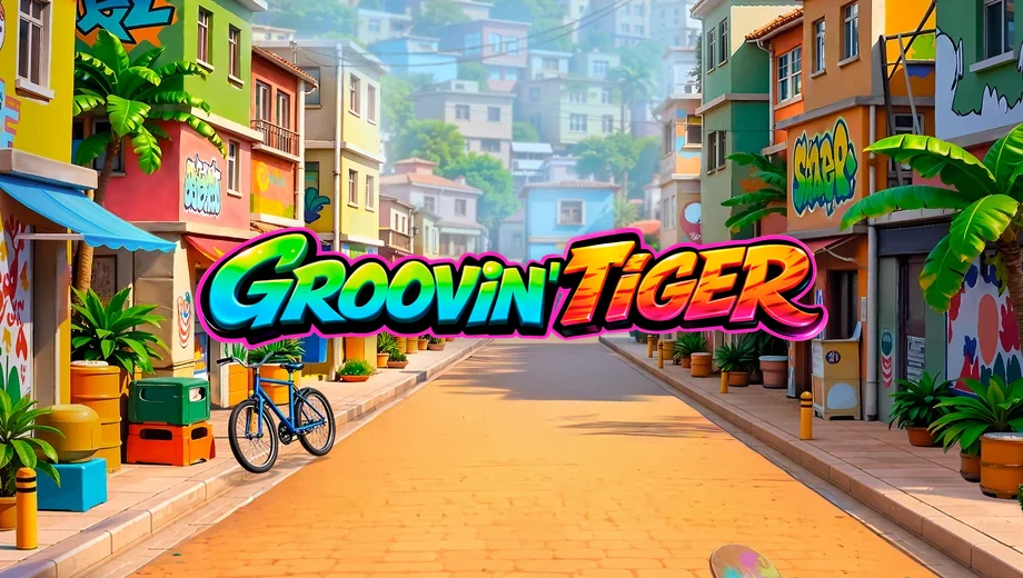 Banner de Groovin Tiger, tragamonedas de Endorphina disponible en 1win