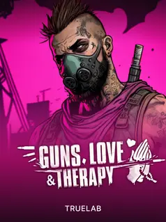 Guns, Love & Therapy, tragamonedas de True Labs en 1win