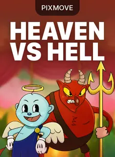 Heaven VS Hell, tragamonedas de Pixmove en 1win Chile