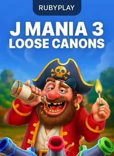 J Mania 3 Loose Canons, tragamonedas de RubyPlay en 1win