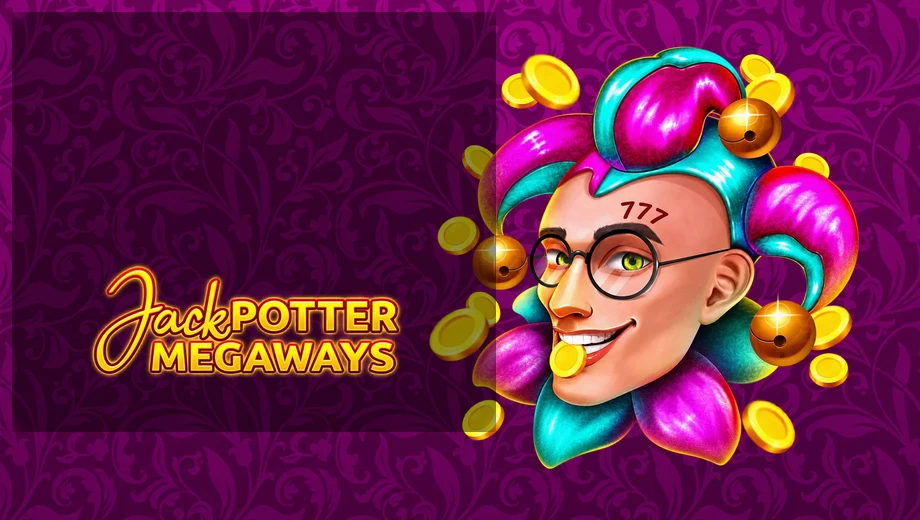 Banner de Jack Potter Megaways, tragamonedas de Onlyplay disponible en 1win