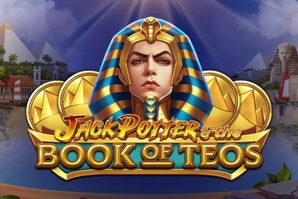 Banner de Jack Potter & The Book of Teos, tragamonedas de Apparat disponible en 1win