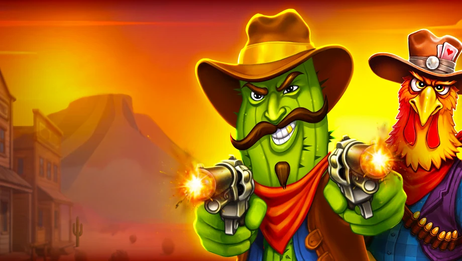 Banner de Johnny vs Chicken, tragamonedas de BGaming disponible en 1win