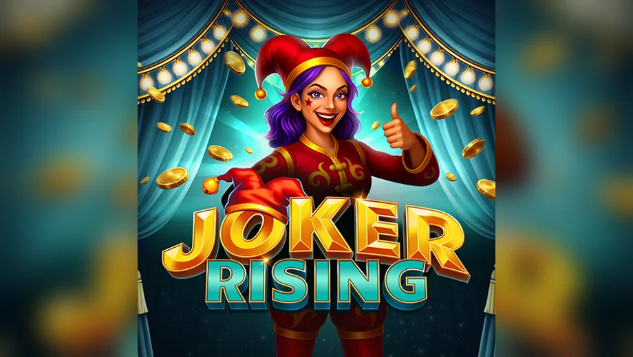 Banner de Joker Rising, tragamonedas de PopiPlay disponible en 1win