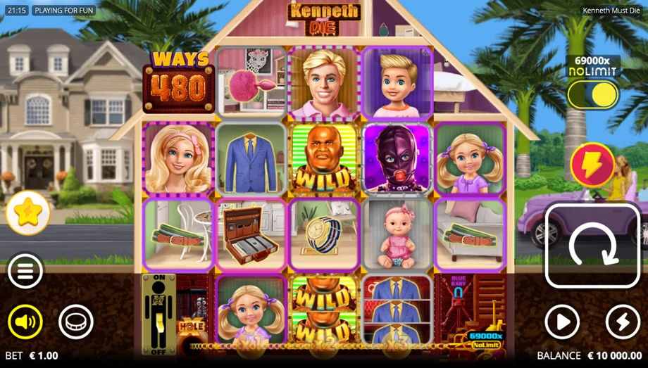 Captura del juego Kenneth Must Die, tragamonedas de Nolimit City disponible en 1win