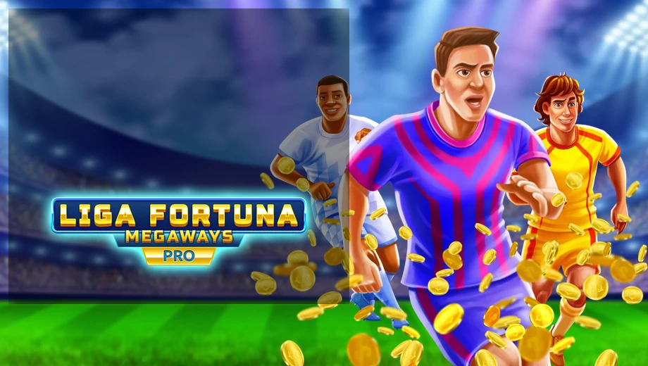 Banner de Liga Fortuna Megaways PRO, tragamonedas de Onlyplay disponible en 1win