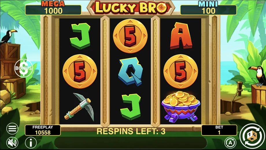 Captura del juego Lucky Bro Hold And Win, tragamonedas de 1spin4win disponible en 1win