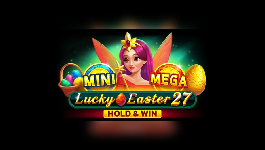 Banner de Lucky Easter 27 Hold And Win, tragamonedas de 1spin4win disponible en 1win