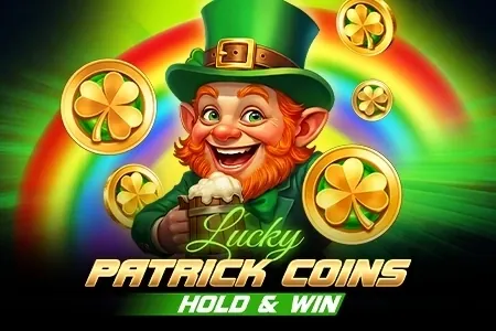 Banner de Lucky Patrick Coins: Hold & Win, tragamonedas de GameBeat disponible en 1win