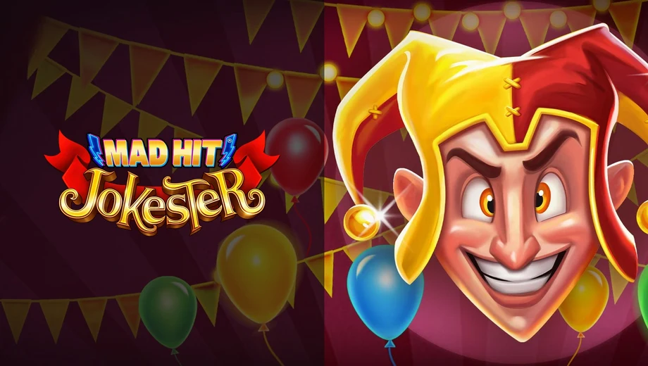 Banner de Mad Hit Jokester, tragamonedas de RubyPlay disponible en 1win