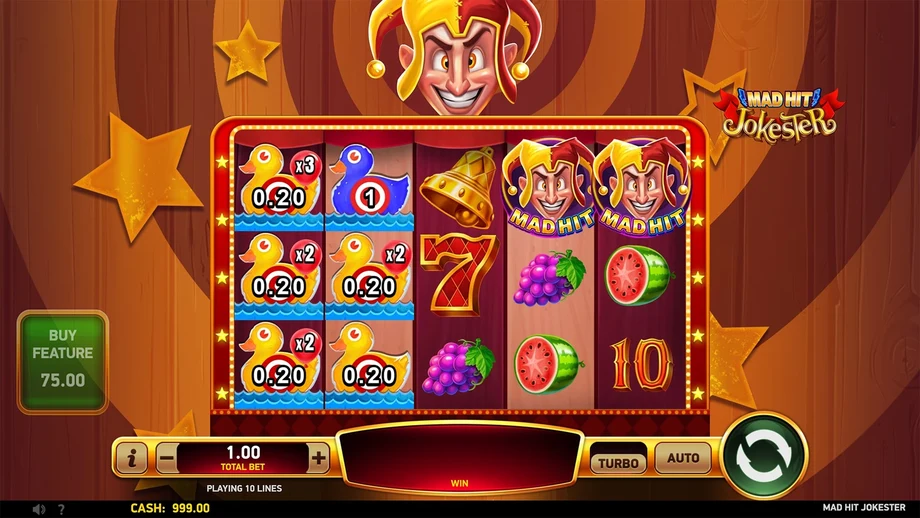 Captura del juego Mad Hit Jokester, tragamonedas de RubyPlay disponible en 1win