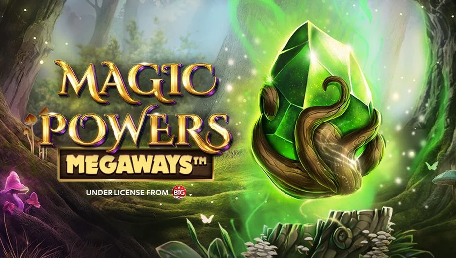 Banner de Magic Powers Megaways™, tragamonedas de Red Tiger disponible en 1win