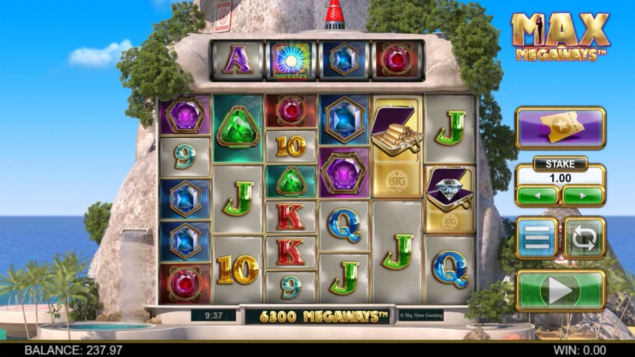 Captura del juego Max Megaways, tragamonedas de Games Global disponible en 1win