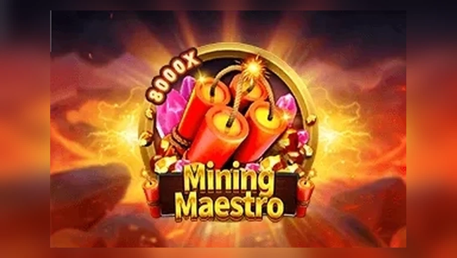 Banner de Mining Maestro, tragamonedas de VA Gaming disponible en 1win