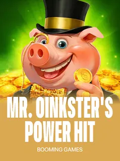 Mr. Oinkster's Power Hit, tragamonedas de Booming Games en 1win