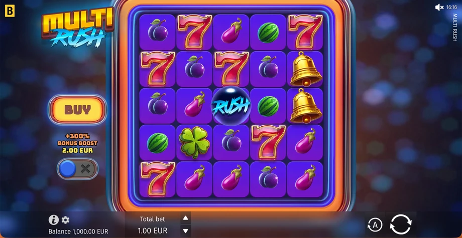 Captura del juego Multi Rush, tragamonedas de BGaming disponible en 1win