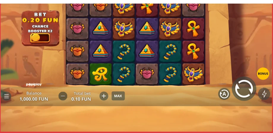 Captura del juego Mummy X Riches, tragamonedas de PopiPlay disponible en 1win