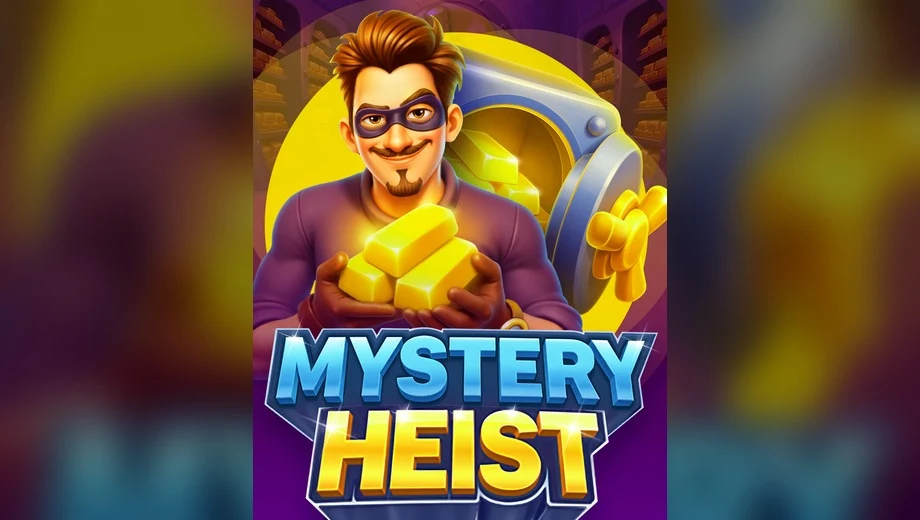 Banner de Mystery Heist, tragamonedas de BGaming disponible en 1win